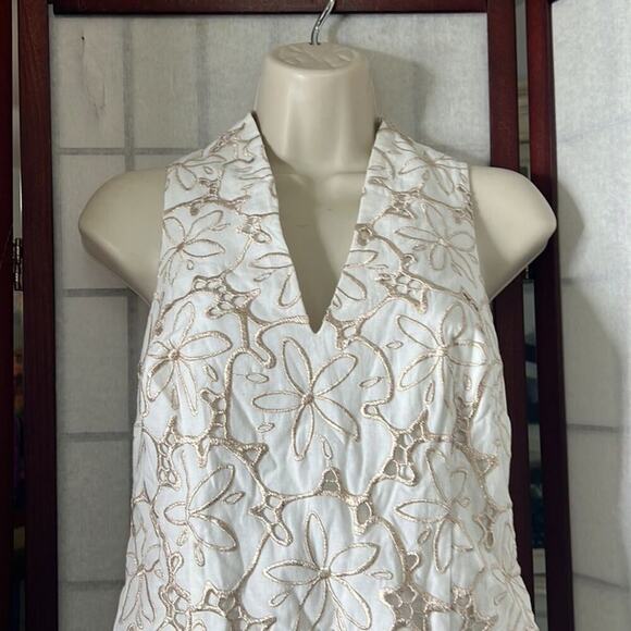 LILLY PULITZER ESTELLA SHIFT METALLIC DRESS SIZE 2 - Picture 4 of 7